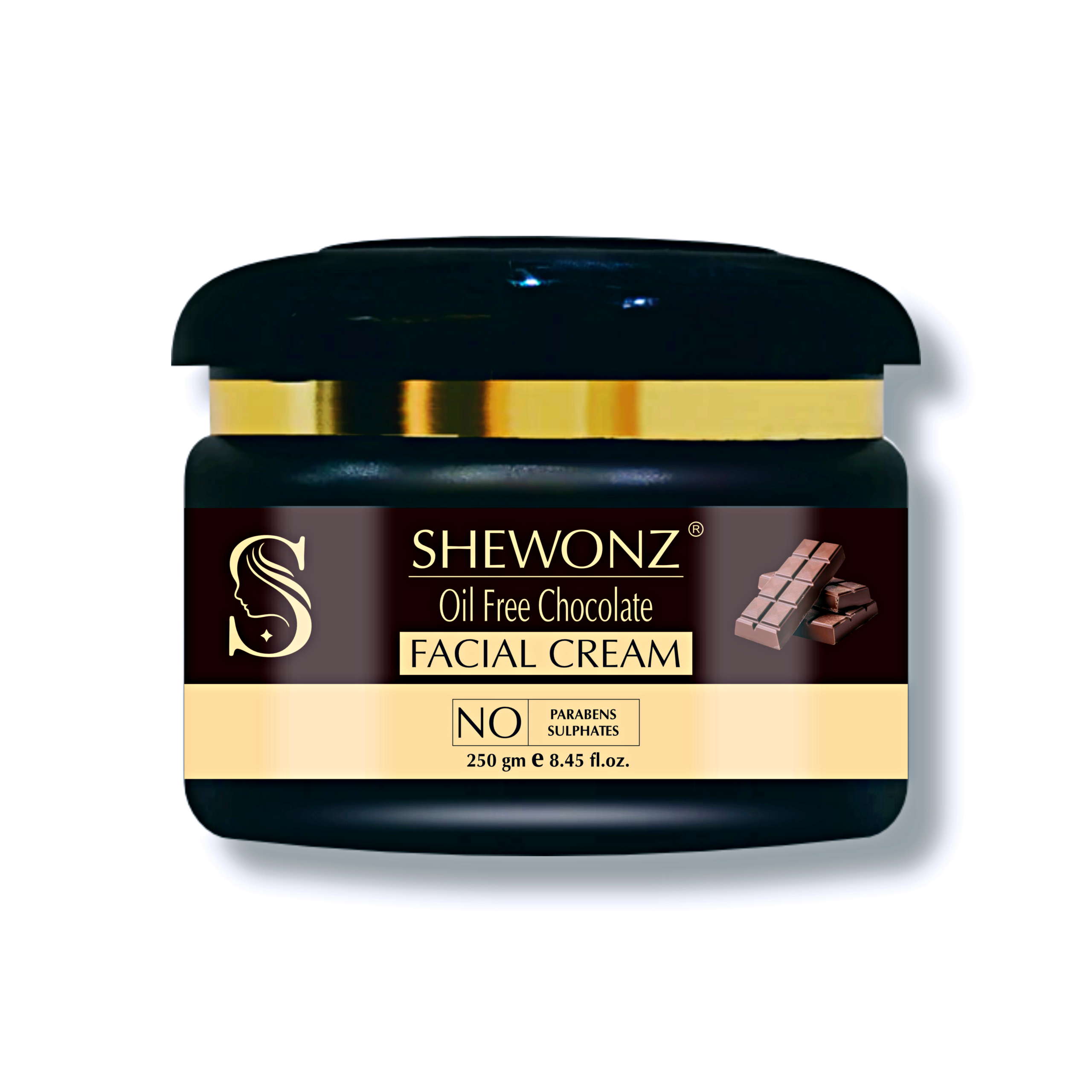 Shewonz Oil Free Chocolate Facial Cream 250 gm