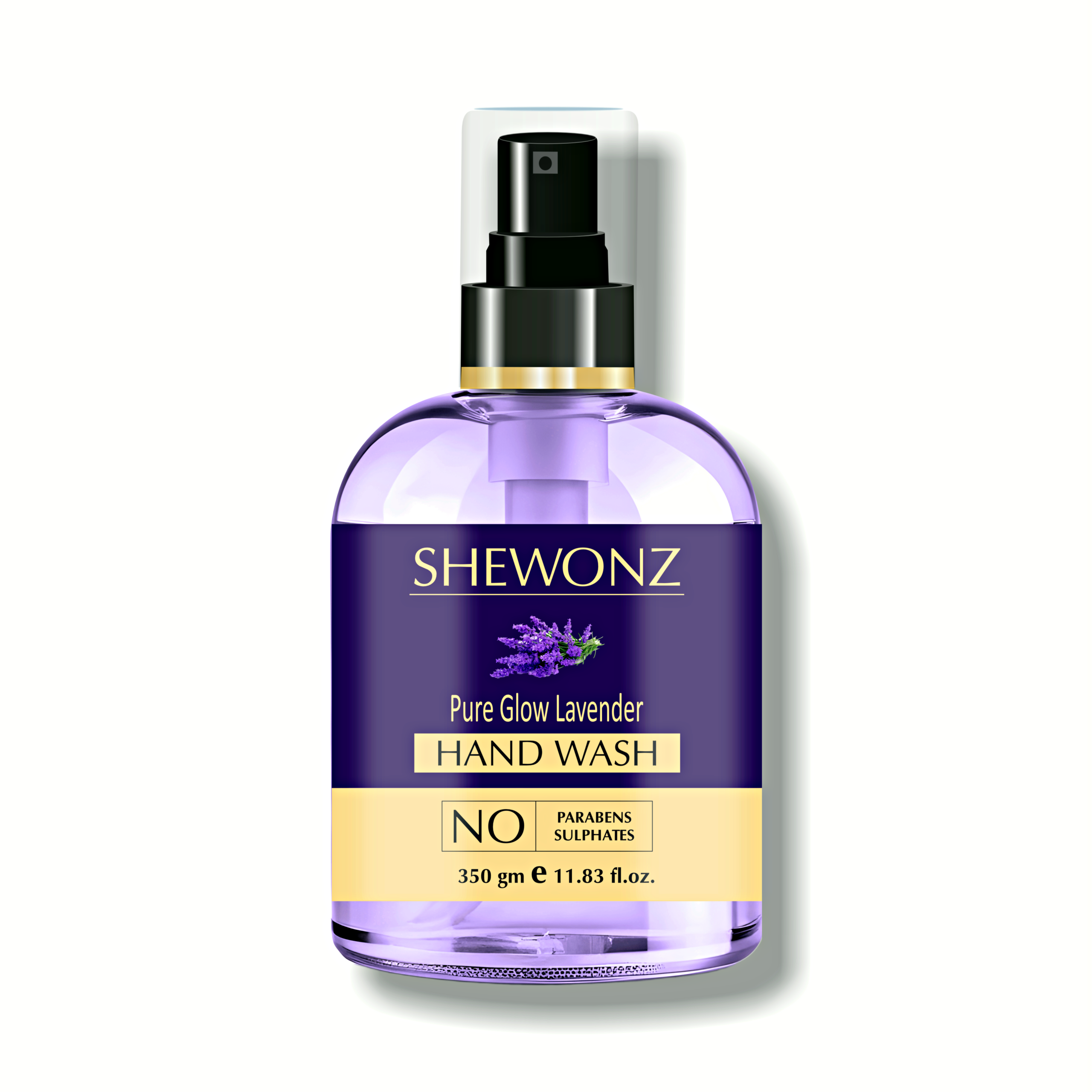Shewonz Pure Glow Lavender Hand Wash 350 ml