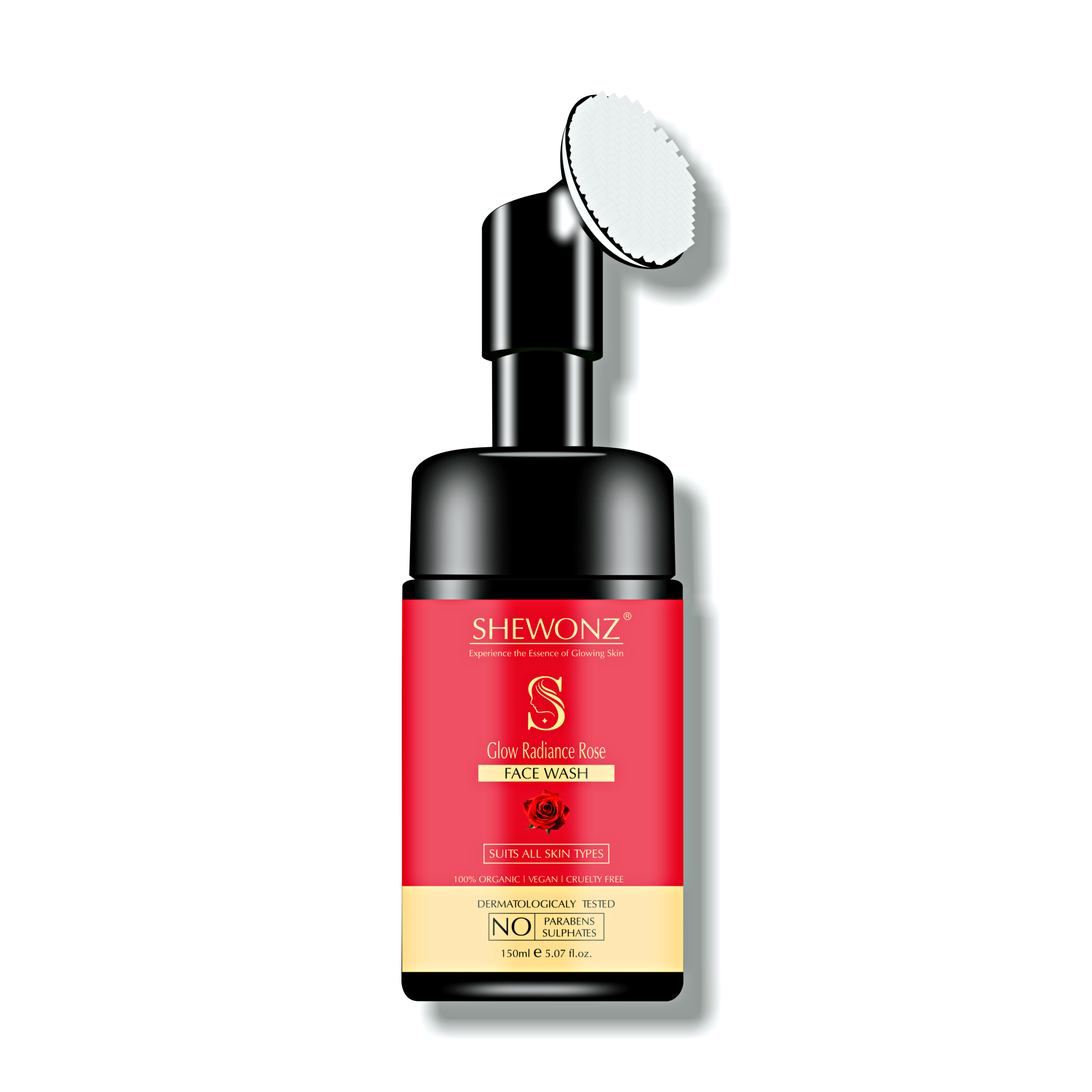 Shewonz Glow Radiance Rose Face Wash 150 ml