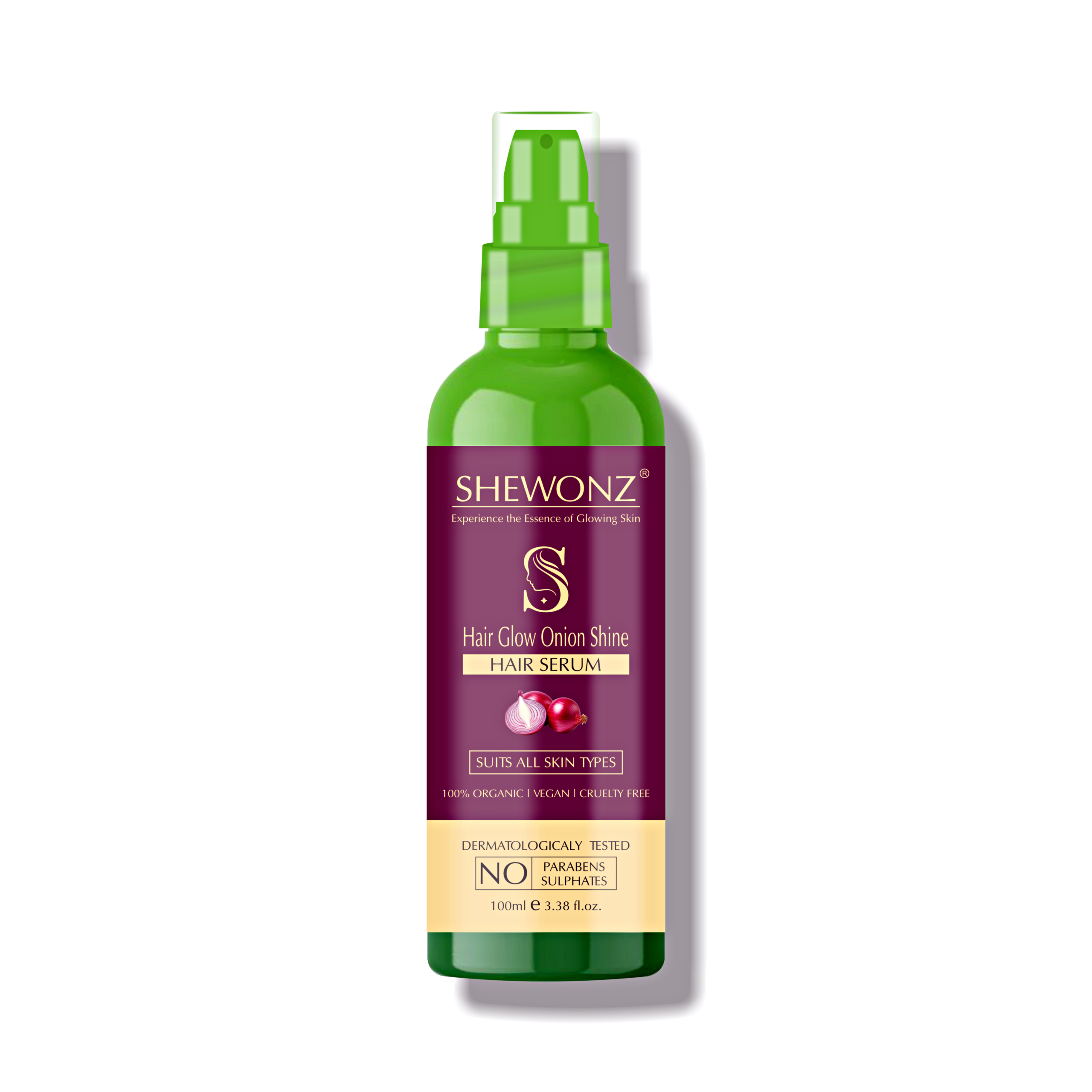 Shewonz Hair Glow Onion Shine Hair Serum 100 ml